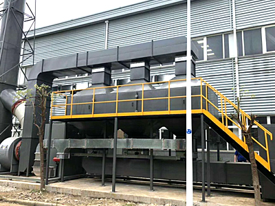 烤漆廢氣催化燃燒一體機-烤漆房催化燃燒設(shè)備滄州藍(lán)鴻機械